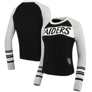 Add Oakland Raiders Touch by Alyssa Milano Women's Team Spirit Pullover Sweater – Black/Silver To Your NFL Collection