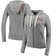 Add Arizona Cardinals Touch by Alyssa Milano Women's Maverick Full-Zip Tri-Blend Hoodie - Gray To Your NFL Collection