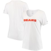 Add Chicago Bears Nike Women's Wordmark Tri-Blend V-Neck T-Shirt – White To Your NFL Collection