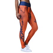 Add Denver Broncos Women's Team Color Marble Wordmark Leggings - Orange To Your NFL Collection