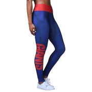 Add New York Giants Women's Team Color Marble Wordmark Leggings - Royal To Your NFL Collection