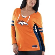 Add Denver Broncos Majestic Women's Winning Style Long Sleeve T-Shirt - Orange To Your NFL Collection