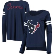 Add Houston Texans Touch by Alyssa Milano Women's Free Agent Long Sleeve T-Shirt – Navy To Your NFL Collection