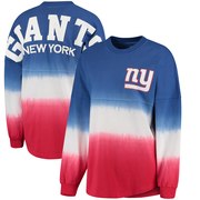 Add New York Giants Pro Line by Fanatics Branded Women's Spirit Jersey Long Sleeve T-Shirt - Royal/Red To Your NFL Collection