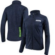 Add Seattle Seahawks G-III 4Her by Carl Banks Women's Hand Off Full-Zip Jacket – College Navy To Your NFL Collection