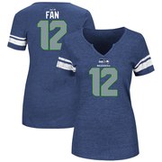 Add 12s Seattle Seahawks Majestic Women's My Guy Name & Number Tri-Blend V-Neck T-Shirt - College Navy To Your NFL Collection