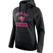 Add Tampa Bay Buccaneers Nike Women's Breast Cancer Awareness Circuit Performance Pullover Hoodie - Black To Your NFL Collection