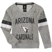 Add Arizona Cardinals Girls Youth My City Boat Neck Pullover Sweatshirt - Gray To Your NFL Collection