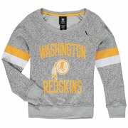 Add Washington Redskins Girls Youth My City Boat Neck Pullover Sweatshirt - Gray To Your NFL Collection