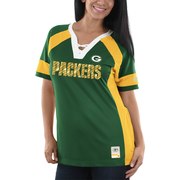 Add Green Bay Packers Majestic Women's Draft Me V-Neck T-Shirt - Green/Gold To Your NFL Collection