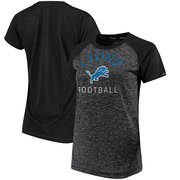 Add Detroit Lions NFL Pro Line by Fanatics Branded Women's Static T-Shirt - Heathered Black/Charcoal To Your NFL Collection