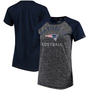 Add New England Patriots NFL Pro Line by Fanatics Branded Women's Static T-Shirt - Heathered Black/Navy To Your NFL Collection