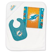 Miami Dolphins WinCraft Infant Three-Piece Gift Set