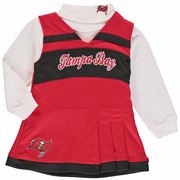 Add Tampa Bay Buccaneers Preschool Cheer Jumper Dress Set - Red/Black To Your NFL Collection