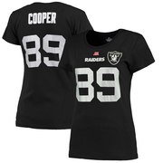 Add Amari Cooper Oakland Raiders Majestic Women's Fair Catch Name & Number T-Shirt - Black To Your NFL Collection