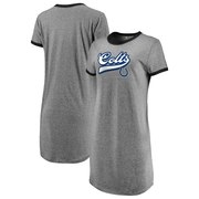 Add Indianapolis Colts NFL Pro Line by Fanatics Branded Women's Tri-Blend T-Shirt Dress – Heathered Gray To Your NFL Collection