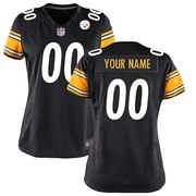 Add Pittsburgh Steelers Nike Women's Custom Game Jersey - Black To Your NFL Collection