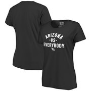 Add Arizona Cardinals NFL Pro Line Women's Team vs. Everybody T-Shirt - Black To Your NFL Collection