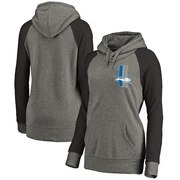 Add Detroit Lions NFL Pro Line Women's Lounge Tri-Blend Pullover Hoodie - Gray/Black To Your NFL Collection