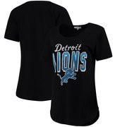 Add Detroit Lions Junk Food Women's Game Time T-Shirt - Black To Your NFL Collection