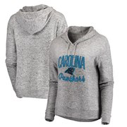 Add Carolina Panthers NFL Pro Line by Fanatics Branded Women's Cozy Steadfast Pullover Hoodie – Heathered Gray To Your NFL Collection