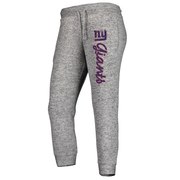 Add New York Giants NFL Pro Line by Fanatics Branded Women's Cozy Steadfast Jogger Pants - Heathered Gray To Your NFL Collection