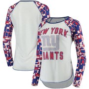Add New York Giants Touch by Alyssa Milano Women's NFLxFIT Quicksnap Draft Pick Long Sleeve T-Shirt – White To Your NFL Collection