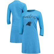 Add Carolina Panthers Majestic Threads Women's Tri-Blend 3/4-Sleeve Raglan Dress - Blue To Your NFL Collection