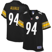 Add Tyson Alualu Pittsburgh Steelers NFL Pro Line Women's Team Color Player Jersey – Black To Your NFL Collection