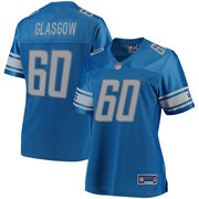 Add Graham Glasgow Detroit Lions NFL Pro Line Women's Team Color Player Jersey – Blue To Your NFL Collection