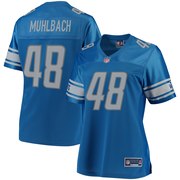 Add Don Muhlbach Detroit Lions NFL Pro Line Women's Team Color Player Jersey – Blue To Your NFL Collection