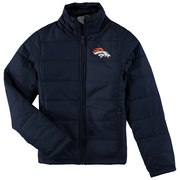 Add Denver Broncos Girls Youth Cheer Squad Ultra Lite Full-Zip Jacket - Navy To Your NFL Collection