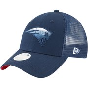 Add New England Patriots New Era Women's Faded Front 9FORTY Adjustable Hat – Navy To Your NFL Collection