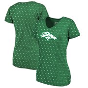 Add Denver Broncos NFL Pro Line by Fanatics Branded Women's St. Patrick's Day All Irish V-Neck Tri-Blend T-Shirt - Kelly Green To Your NFL Collection