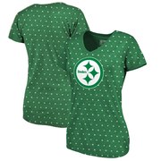 Add Pittsburgh Steelers NFL Pro Line by Fanatics Branded Women's St. Patrick's Day All Irish V-Neck Tri-Blend T-Shirt - Kelly Green To Your NFL Collection