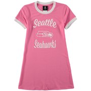 Add Seattle Seahawks Girls Toddler Yardline Ringer Dress – Pink To Your NFL Collection