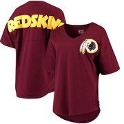 Add Washington Redskins NFL Pro Line by Fanatics Branded Women's Spirit Jersey Goal Line V-Neck T-Shirt - Burgundy To Your NFL Collection