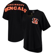 Add Cincinnati Bengals NFL Pro Line by Fanatics Branded Women's Spirit Jersey Goal Line V-Neck T-Shirt - Black To Your NFL Collection