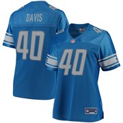 Add Jarrad Davis Detroit Lions NFL Pro Line Women's Team Color Player Jersey – Blue To Your NFL Collection