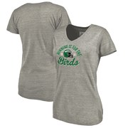 Add Philadelphia Eagles NFL Pro Line by Fanatics Branded Women's Hometown Collection Tri-Blend V-Neck T-Shirt - Heathered Gray To Your NFL Collection