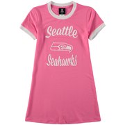 Add Seattle Seahawks Infant Yardline Ringer Tee Dress – Pink To Your NFL Collection