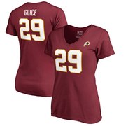 Add Derrius Guice Washington Redskins NFL Pro Line by Fanatics Branded Women's Authentic Stack Name & Number T-Shirt – Burgundy To Your NFL Collection