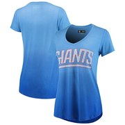 Add New York Giants 5th & Ocean by New Era Women's Dip Dye V-Neck T-Shirt – Royal To Your NFL Collection