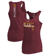 Add Alex Smith Washington Redskins NFL Pro Line by Fanatics Branded Women's Resolute Tri-Blend Player Name & Number Tank Top - Burgundy To Your NFL Collection