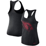 Add Arizona Cardinals Nike Women's Performance Tank Top – Heathered Black To Your NFL Collection