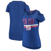 Add New York Giants G-III 4Her by Carl Banks Women's Clear the Bases Scoopneck T-Shirt – Royal To Your NFL Collection
