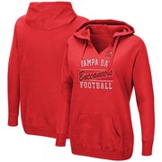 Add Tampa Bay Buccaneers Majestic Women's Quick Out V-Neck Hoodie – Red To Your NFL Collection