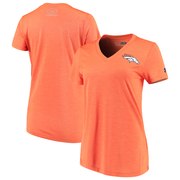 Add Denver Broncos Under Armour Women's Combine Authentic Novelty Performance V-Neck T-Shirt - Orange To Your NFL Collection