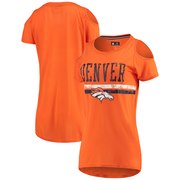 Add Denver Broncos G-III 4Her by Carl Banks Women's Clear the Bases Scoopneck T-Shirt – Orange To Your NFL Collection