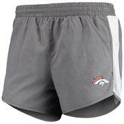 Add Denver Broncos Under Armour Women's Combine Authentic Fly By Shorts - Charcoal To Your NFL Collection